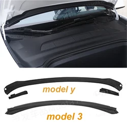 For Tesla Model Y 3 2017-2023 Upgraded Version Front Waterproof Chassis Cover Water Strip Air Inlet Protective Cover Protector