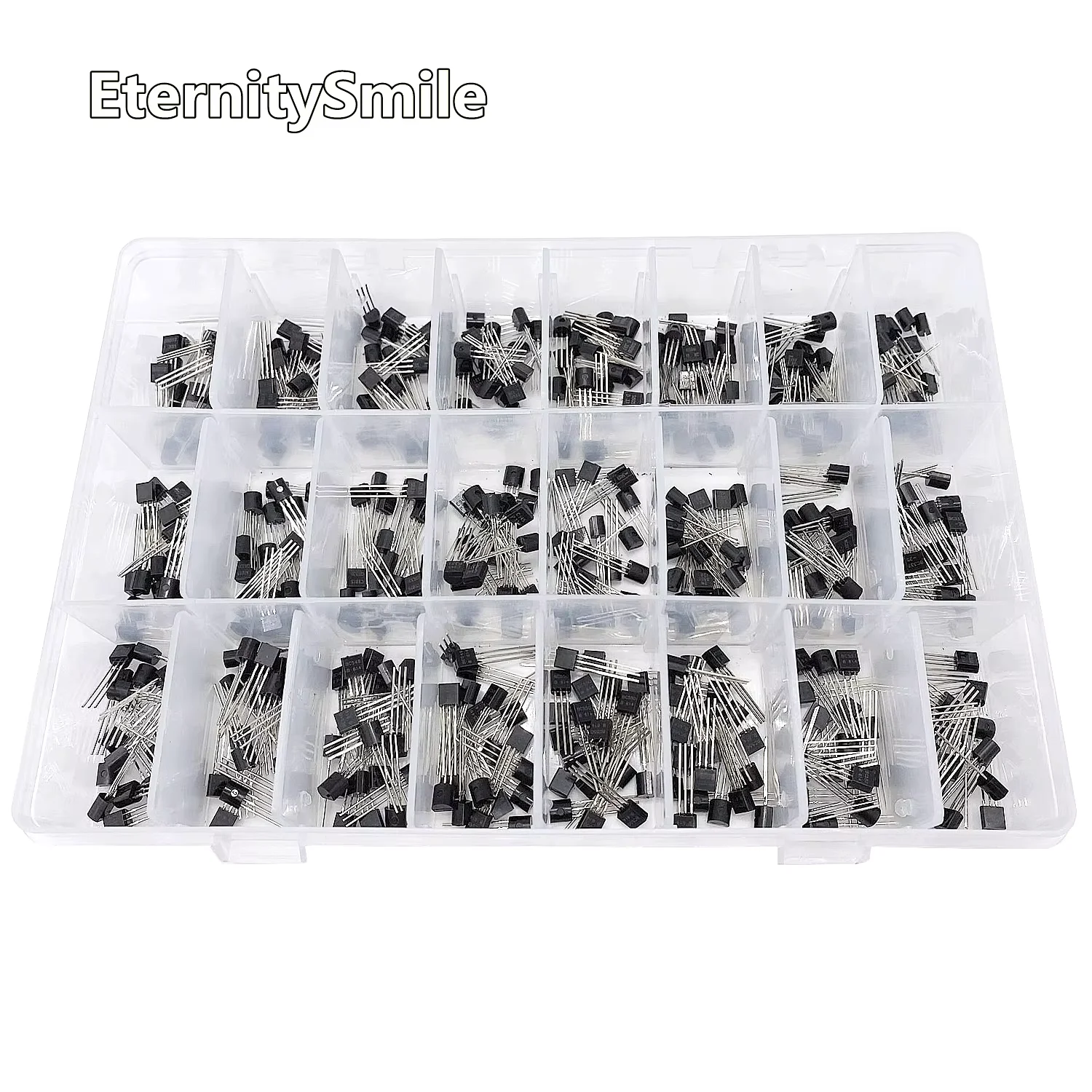 480 قطعة 24 قيمة TO-92 PNP/NPN أنبوب السيليكون عالية التردد منخفضة الطاقة تضخيم الحالي التبديل الصمام الثلاثي الترانزستور عدة #4