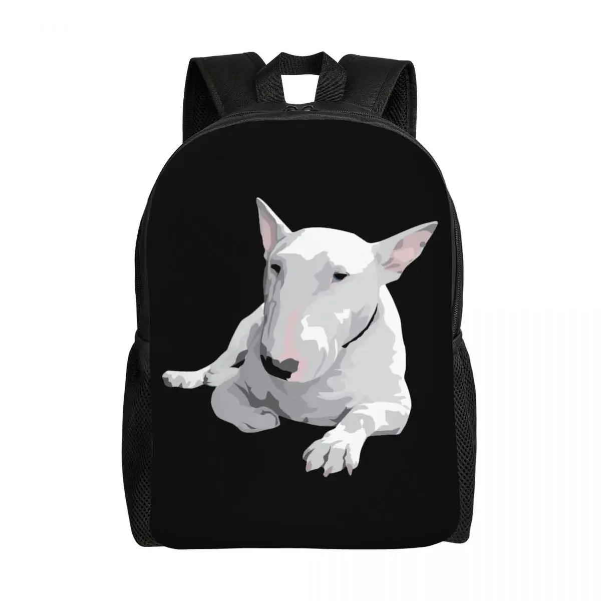 English Bull Terrier Travel Backpack Men Women School Laptop Bookbag College Student Daypack Bags