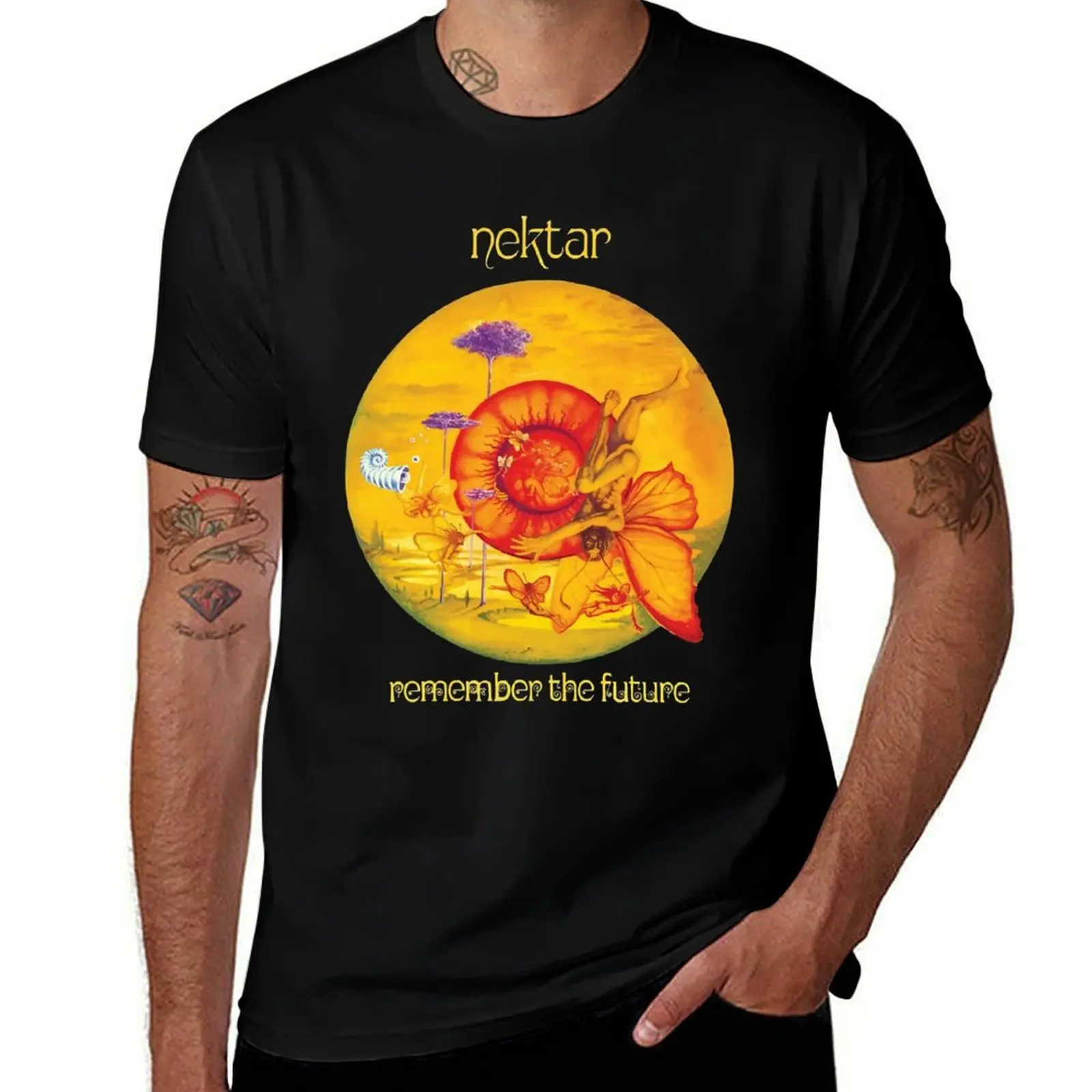 

Retro Prog Rock T-Shirt Cool Feeling Summer Tee Shirt