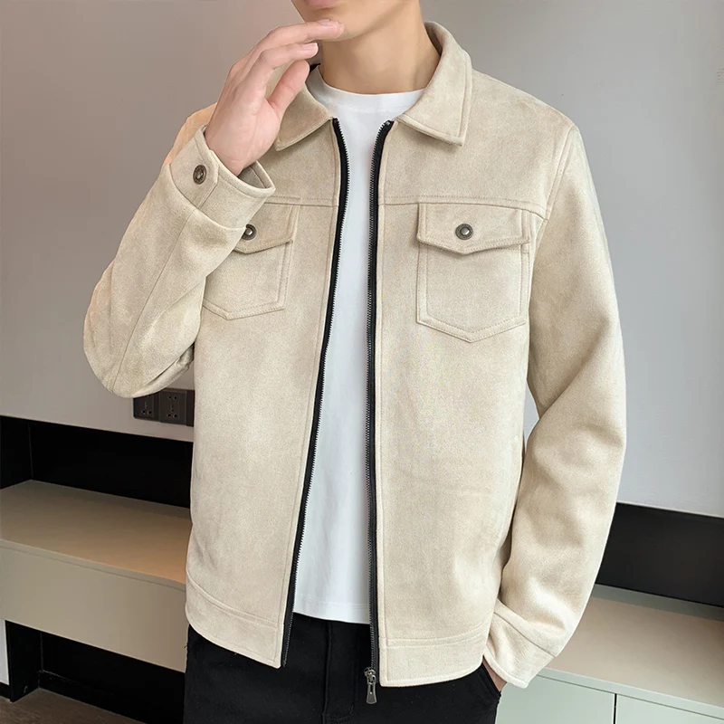 2024 Spring new arrival fashion coat male high quality casual jacket men,autumn men's casual jackets,full size M-4XL