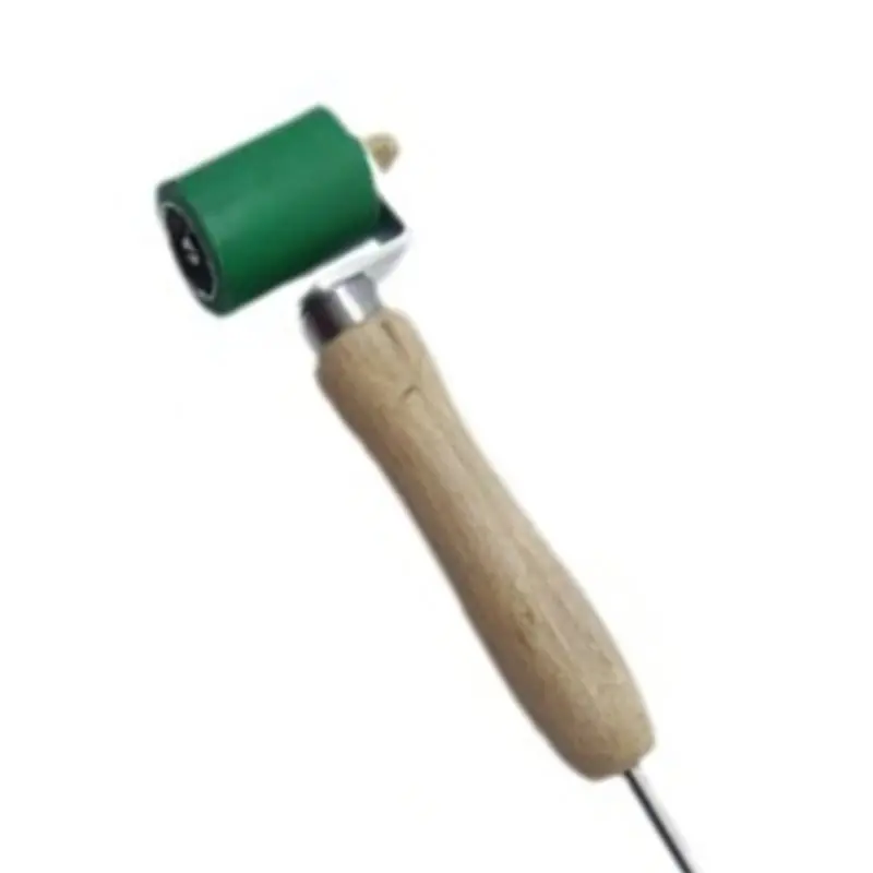 AB15-لـ PVC/EPDM أسطوانة التماس للتسقيف ذات الطبقة الواحدة - سيليكون 40 مم مع مقبض خشبي، تتضمن مسبارًا #2