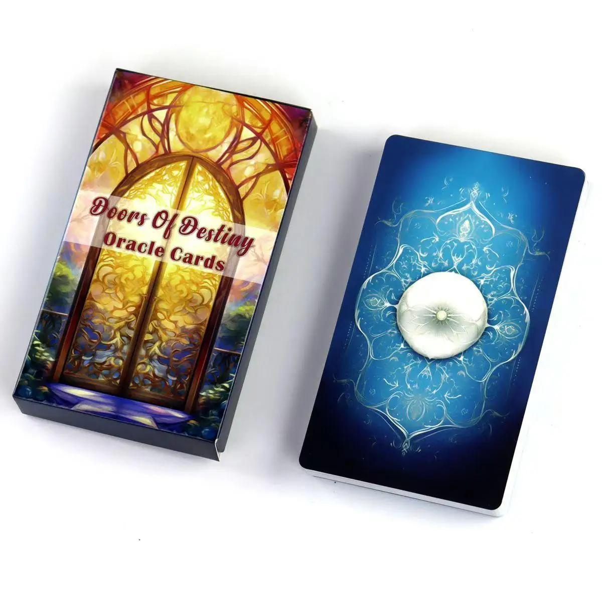 Doors of Destiny 10.3*6ซม. Oracle Deck 32-Card Tarot-Inspired Oracle Set