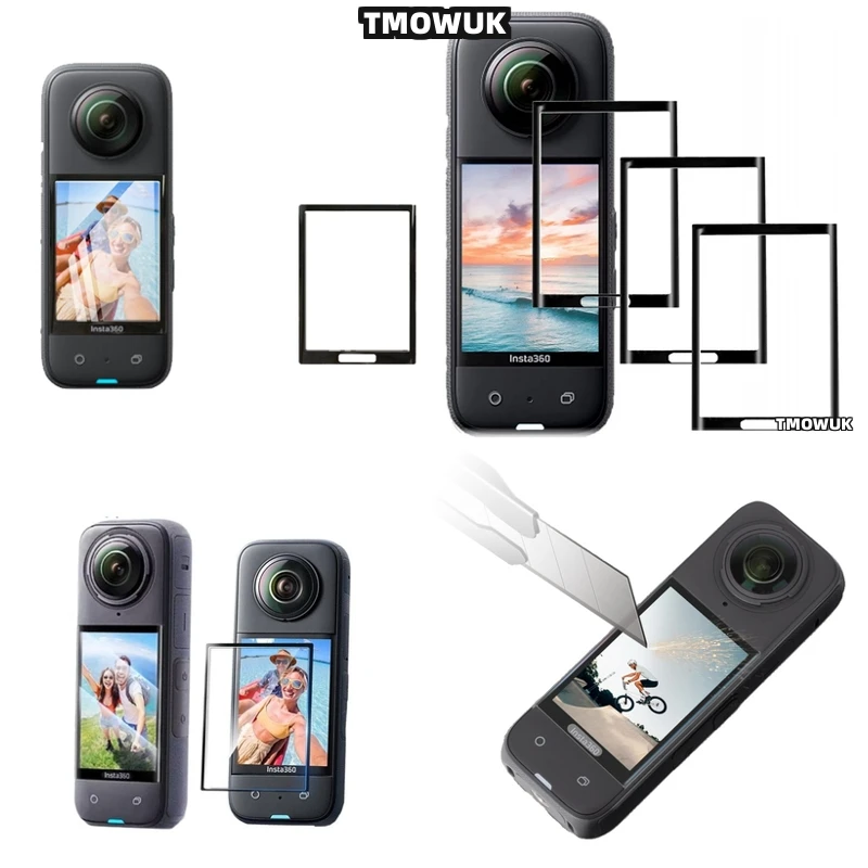 

For Insta360 X3 X4 X5 GPS - 3D Curved Soft Protective Film, PMMA, Anti - Scratch, Full - Coverage