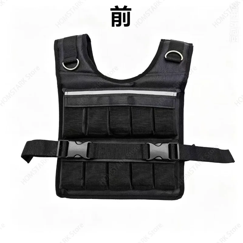 20kg Adjustable Weighted Vest Sand‑Filled Weight Training Waistcoat For Running Stair‑Climbing Fitness Physical Workout Gear