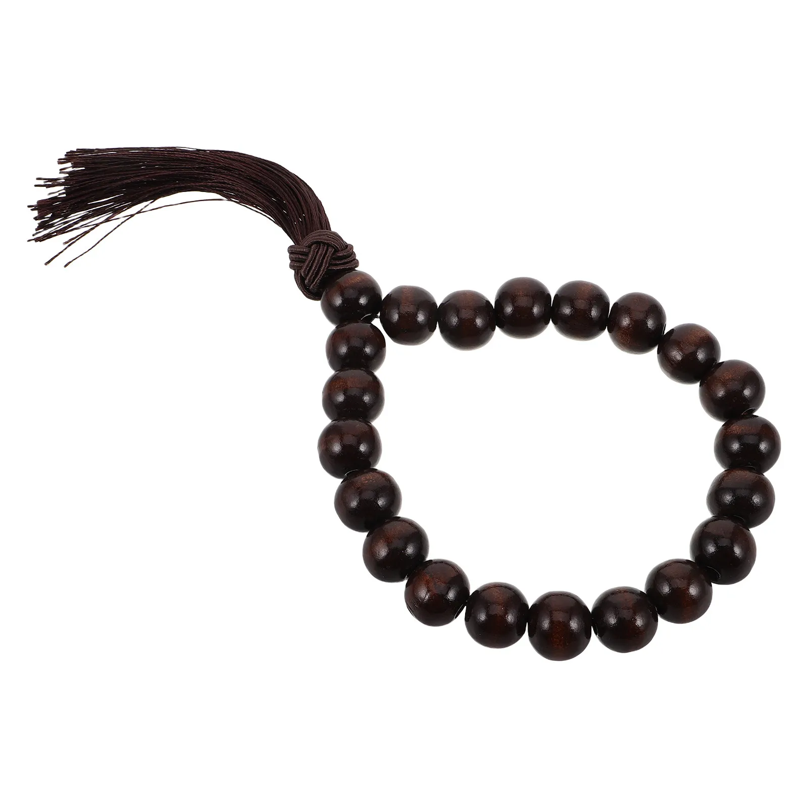 Wooden Gear Shift Bead Car Interior Decor Prayer Bead Ornament Elegant Ebony Smooth Polished Surface Spiritual Safety Blessing