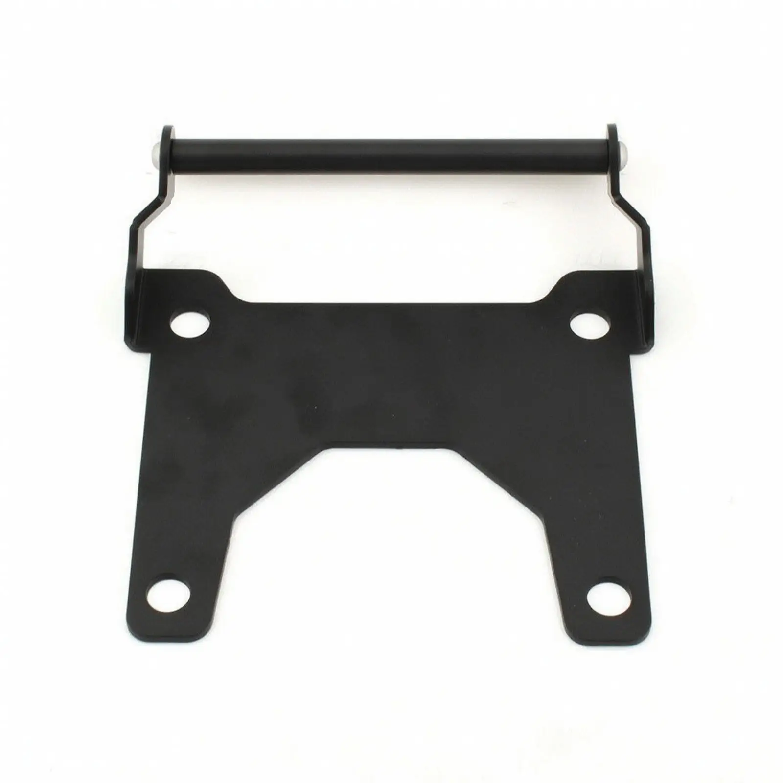 Vibration Resistant Motorcycle Navigation Bracket for Compatible 703F 2024-2026 with Flat Mounting Plate and Aluminum Tube Black