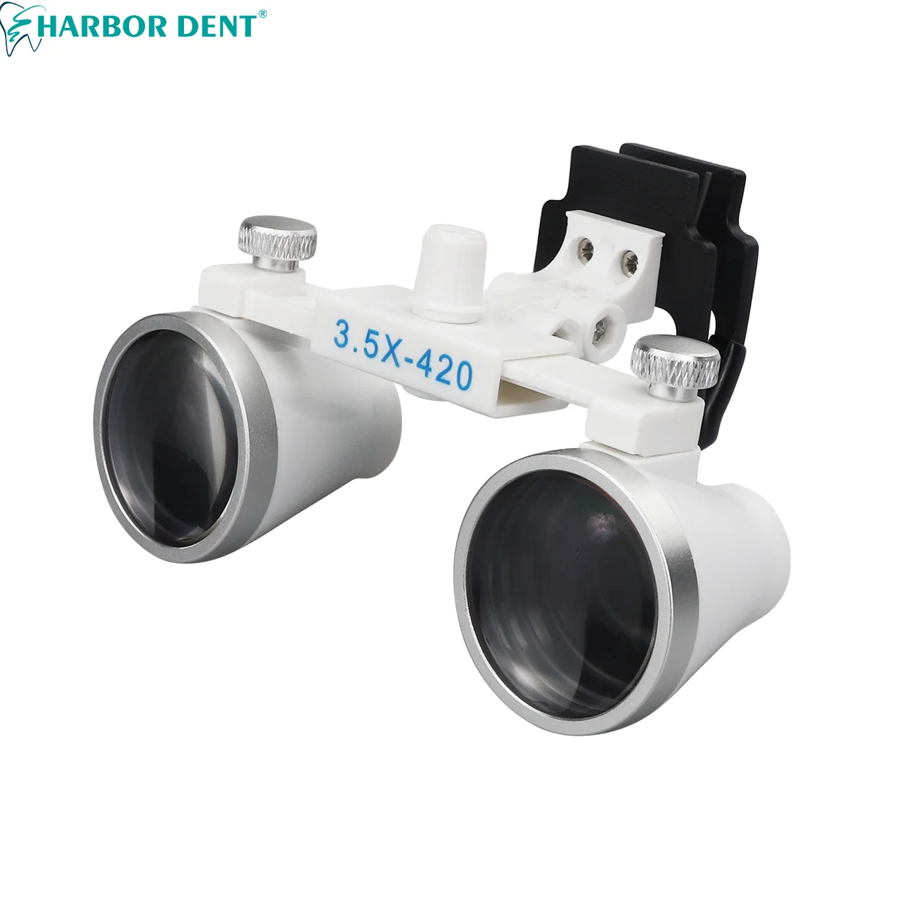 Binocular Dental Loupes 2.5X 3.5X Clip Magnifying Glass Eyeglasses Adjustable Binocular Magnifier For Dentistry Surgical