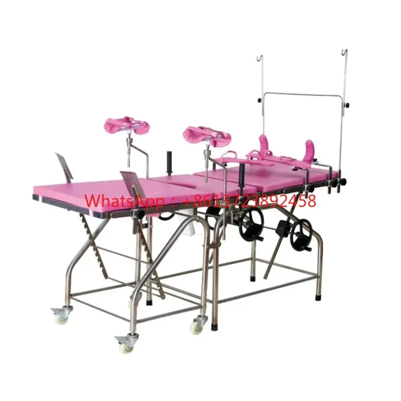 

High quality Medical Hospital Clinic Exam Table Manual Gynecology Chair Examination Couch