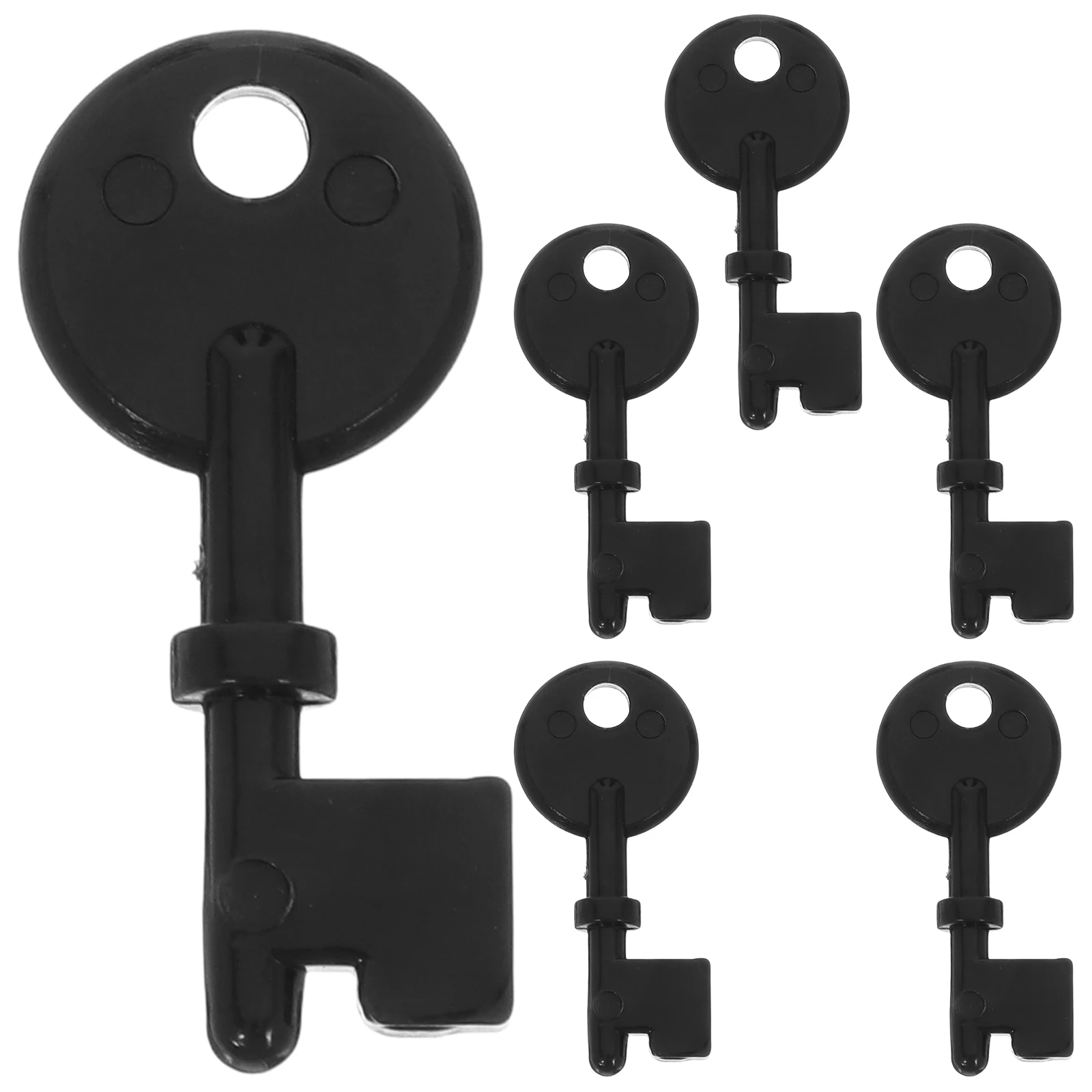 

6pcs Alarm Emergency Key Reset Durable Plastic Reset Key For Home Multi Functional Suitable Personal Commercial