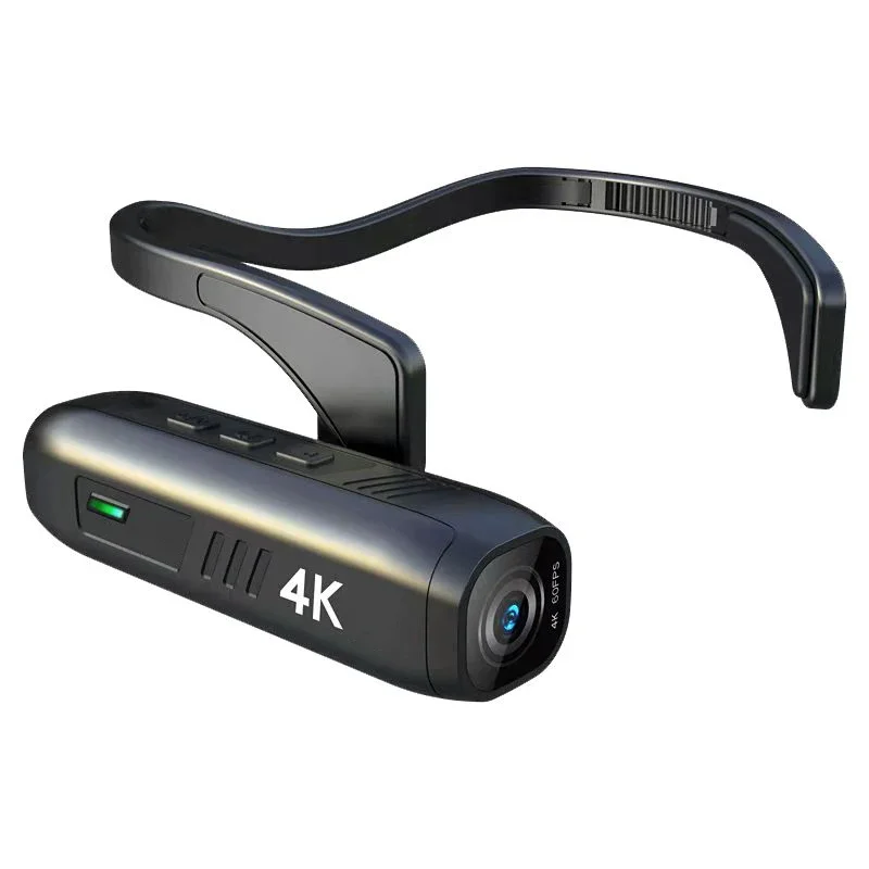 Wifi Headset 4K Camera Built-in 2200mAh battery with 120 degree  field of view