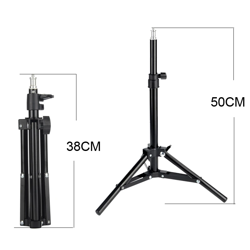 Tripod 20 50 160 200cm Photography Light Stand Anchor Douyin Live Foot Stick 2m Floor-Video Filming 1/4 Mobile Phone