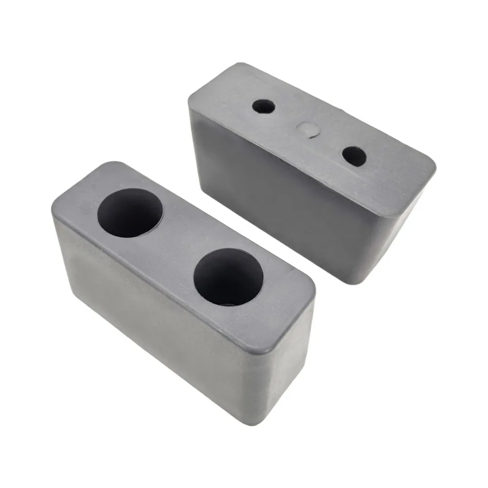 For Squat Rack Bumper Pad Wear-resistant Rubber Shock Absorber For Home Gym Racks Portable Fitness Equipment