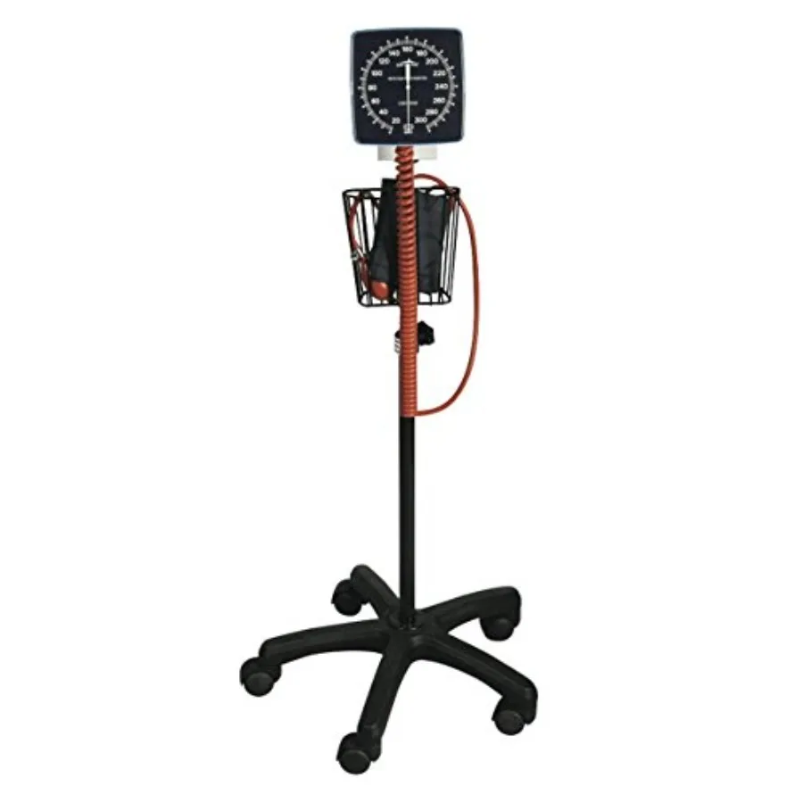 

Mobile Aneroid Blood Pressure Monitor Stand Included Precise Portable and User-Friendly BP Cuff with Clear Gauge Adult Size