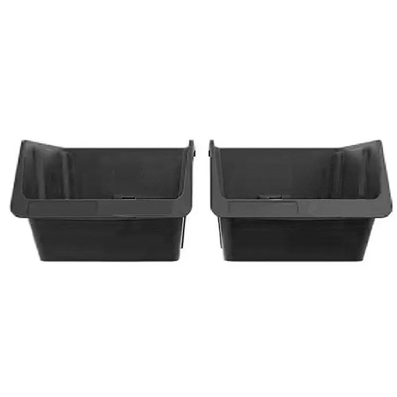 Large Wall-Mount Storage Bin, Black