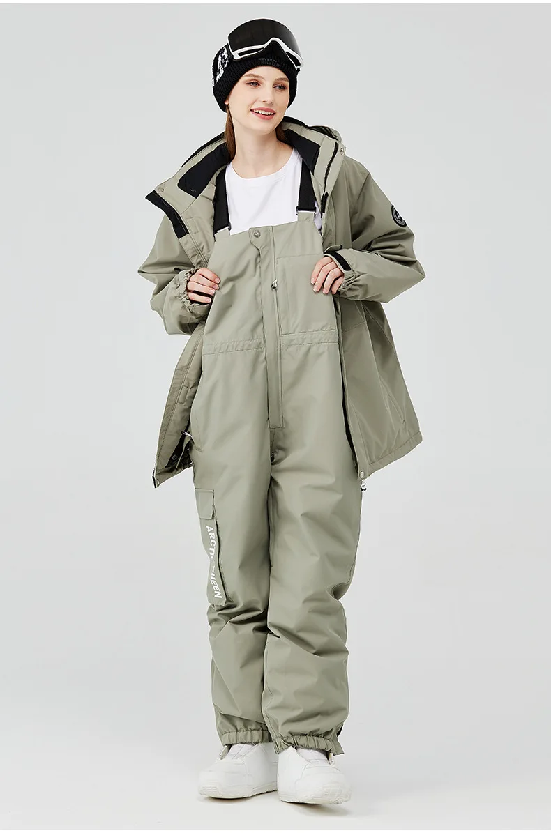 

Ski Suit Set Winter Outdoor Snow Clothing for Snowboarding Women Men Snow Wear Waterproof Windproof Warm Breathable Skiing Set
