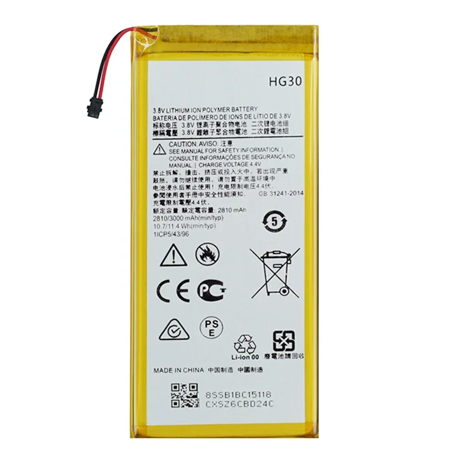 HG30 Battery For Motorola Moto XT1794 XT1792 G6 XT1925 G5S Plus XT1791 XT1795 XT1805 XT1803 G6 XT1806 Mobile Phone