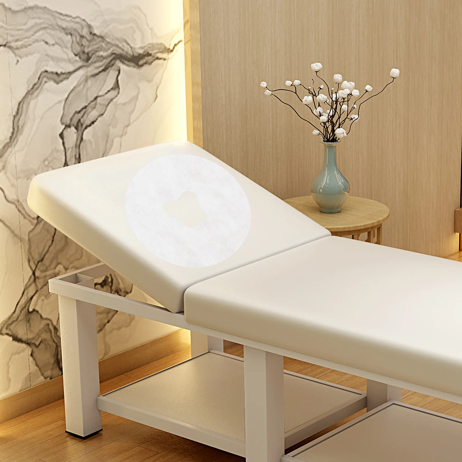 

100 шт., чехлы для массажных отверстий для лица, одноразовые мягкие нетканые коврики для подушек для лица для красоты, спа, одноразовые простыни для массажного стола