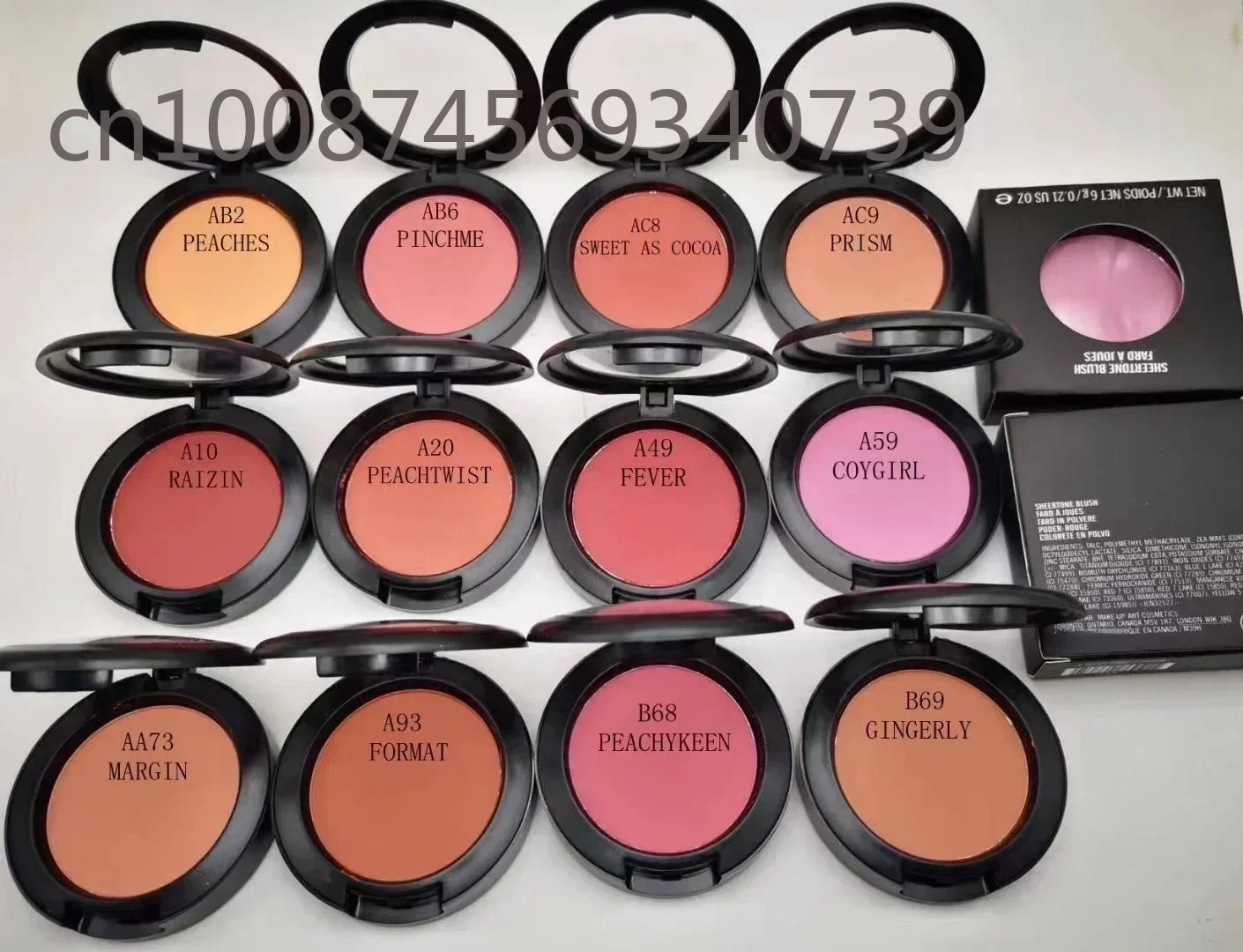 

New arrival 2PCS/LOT New Brand Makeup Sheertone Blush