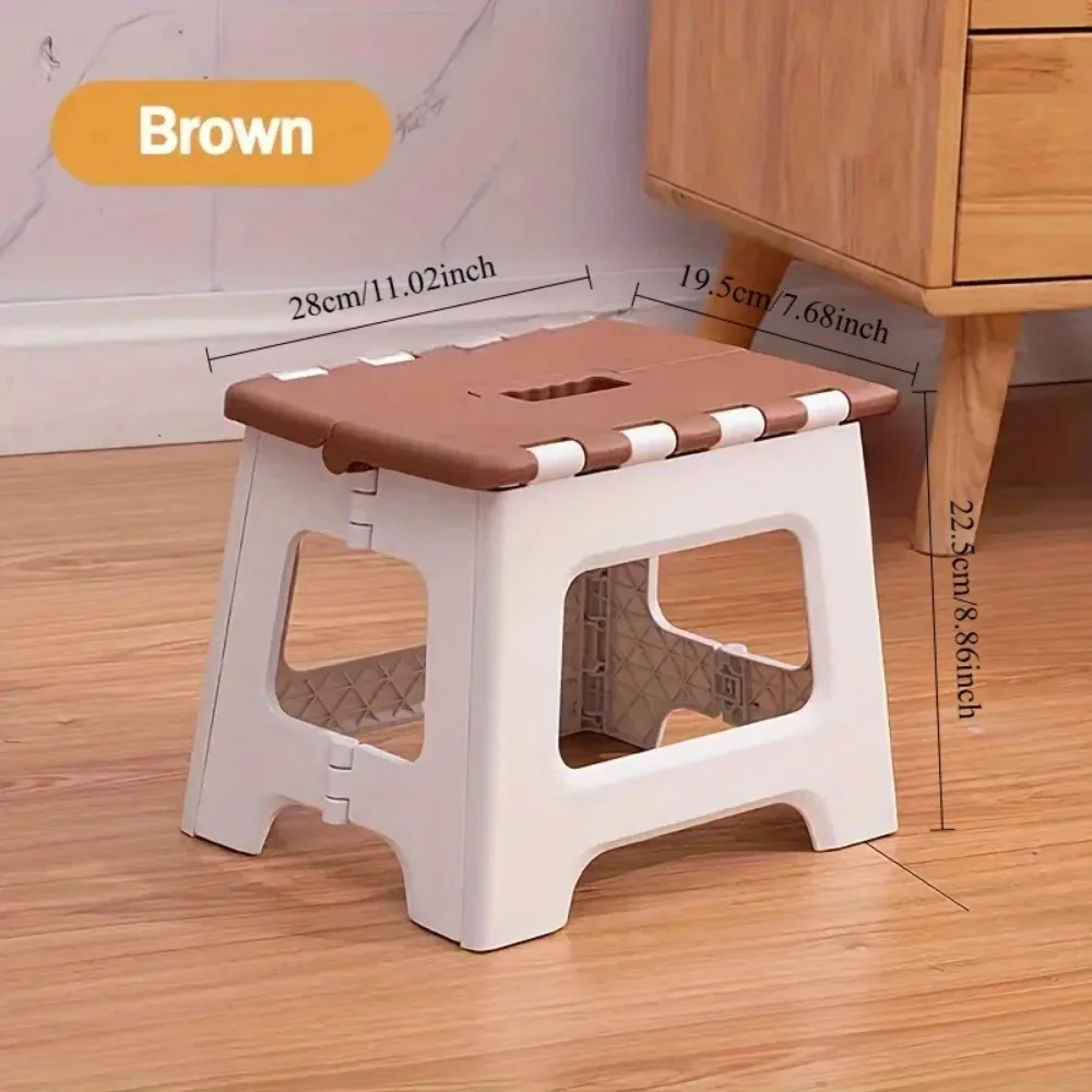 Folding Office Stool Portable Foldable Chair Space Saving Compact Seat for Home Office Desk Study Room Outdoor Use