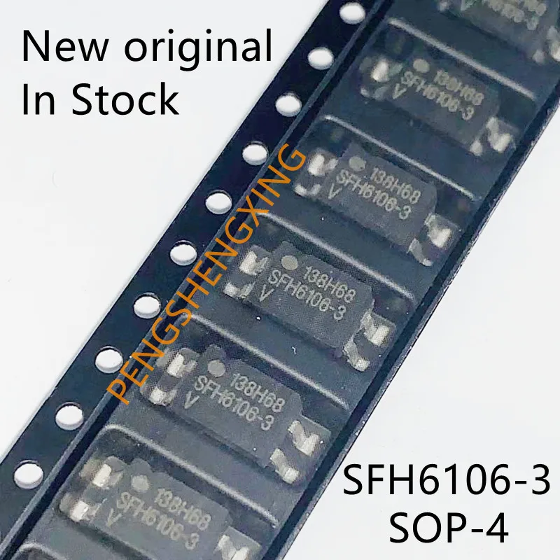 10 قطعة/الوحدة SFH6106-3T SFH6106-3 SOP4 SFH6106-3X001T الكهروضوئي اقتران رقاقة