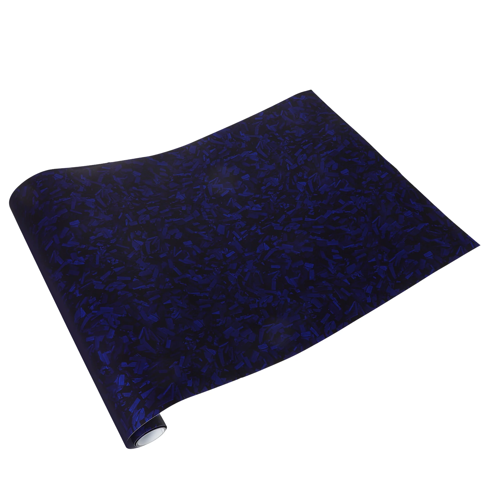 

30Pcs Black Carbon Fiber Pattern Car Sticker Reflective Automotive Decor Auto Mirror Vinyl Wrap