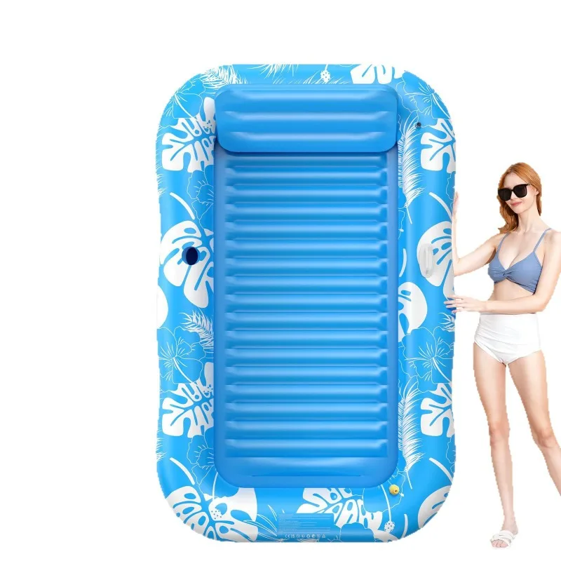 

Outdoor water jet tanning pool Adult tanning floating sun bath Pool Double inflatable sun lounger