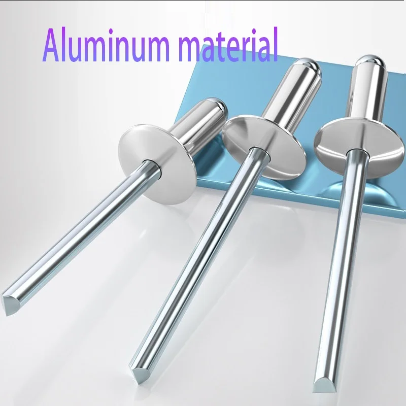 Aluminum Large Flange Blind Rivets, Round Head Large Cap Pull Rivets, Big Head Auto Rivets for Car Repair Hardware
