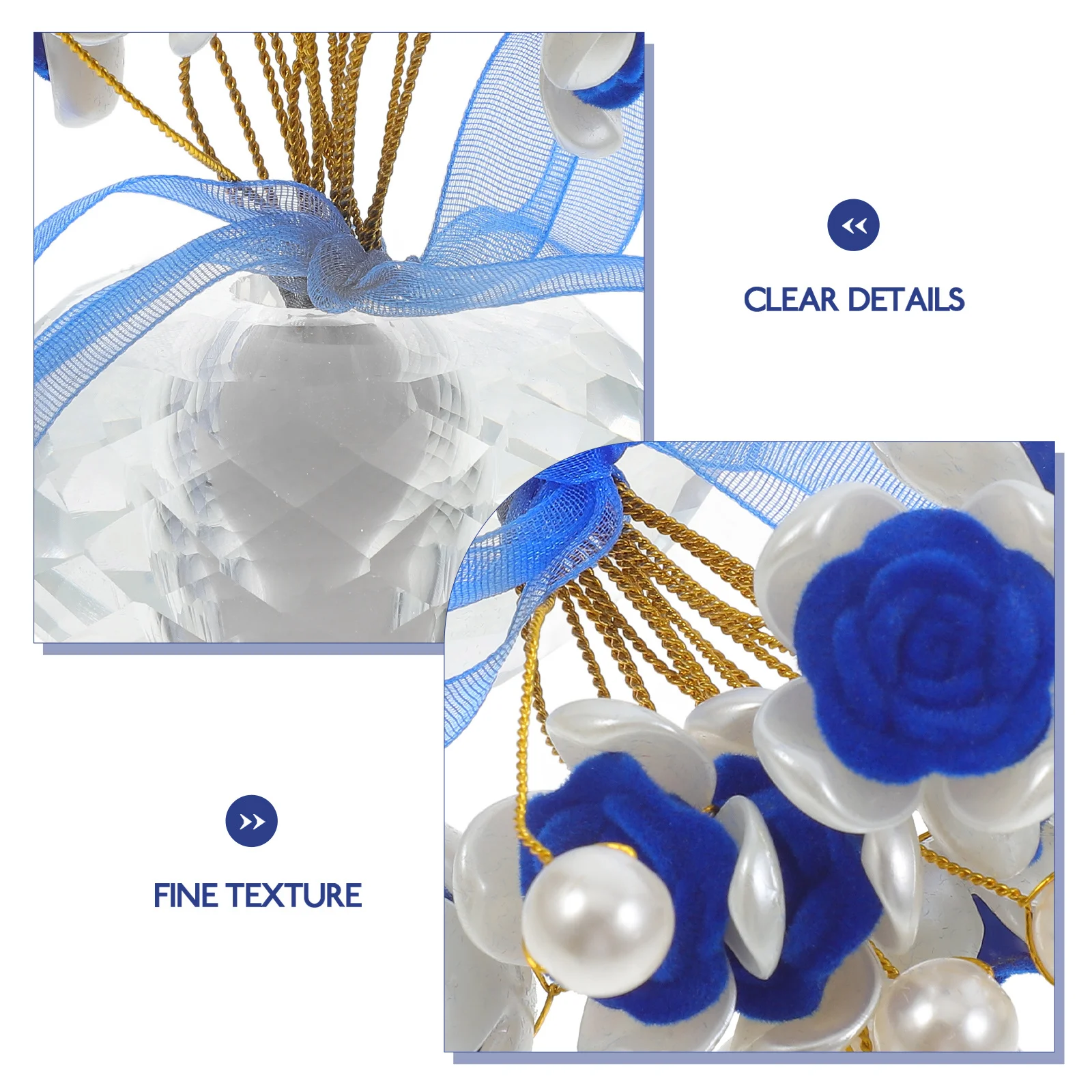 

Interior Dashboard Decor Rose Shape Crystal Car Ornament Elegant Auto Accessories For Car Decorations Interior Dashboard