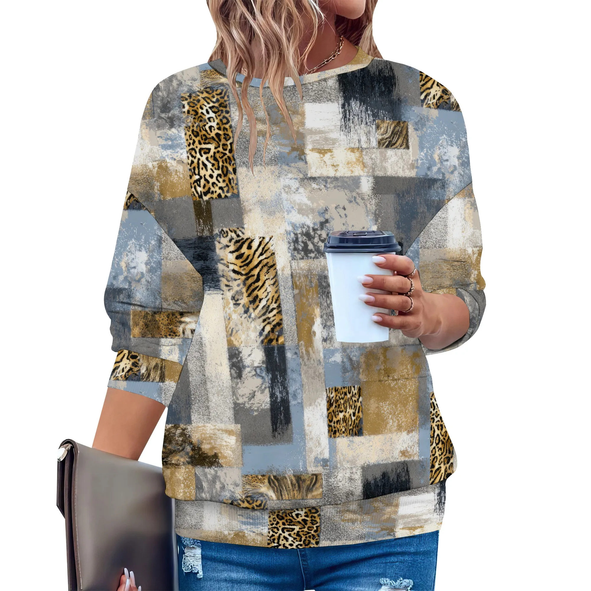 

Womens Shirt Fashion Long Sleeve Y2k Graphic Fall Sweatshirt Basic Lightweigt Comfy Crewneck Pullover Tops