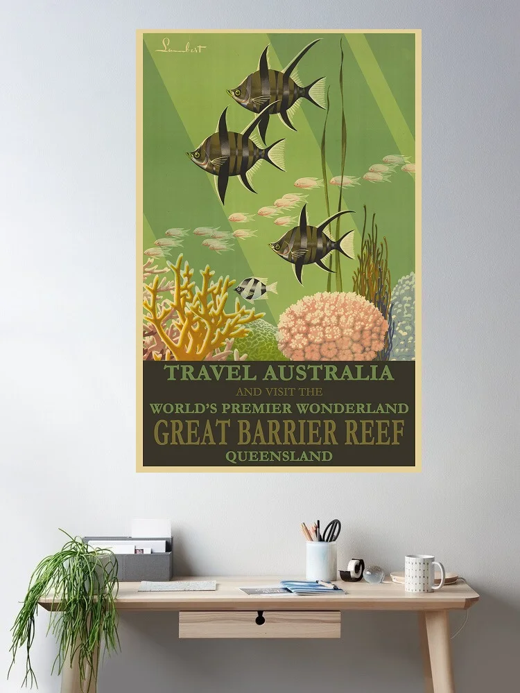 Australia Travel Images, Art Print Silk Poster Home Wall Decor
