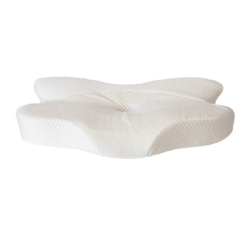 

Hollow Design Odorless Memory Foam Pillows Contour Support For Side Back Stomach Sleepers With Cooling Case