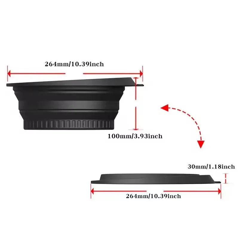 Portable Face Ice Bath Bowl Silicone Wash Basins Durable Household Supplies Facial Skin Care Beauty Tool for Home Outdoor Travel