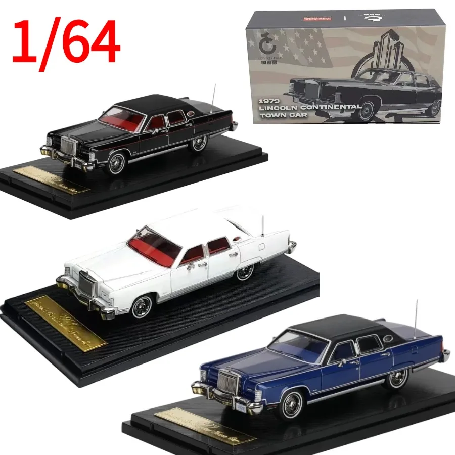 diecast-1-64-lincoln-continental-1979-car-model-lincoln-play-vehicles-collectible-model-cars-toys-for-boys-gift