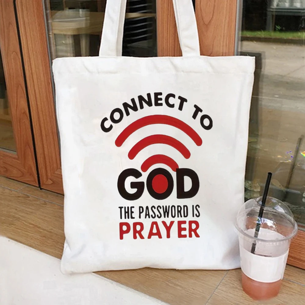 

God Don't Play About Me Quote Print Canvas Tote Bag Stylish Shoulder Bag for Daily Shopping,Commute,Travel,school,Yoga bag