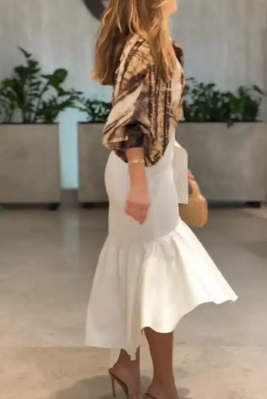 Tie Dye พิมพ์ปกแขนโคมไฟหลวมเสื้อลําลองฤดูร้อนผู้หญิงแฟชั่นหลวมพิมพ์เสื้อชีฟองแขนยาว