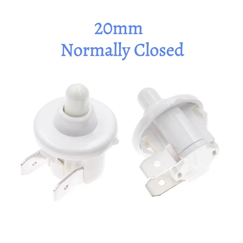 5pcs Door Switch Refrigerator Cabinet Light Disinfection Cabinet Wardrobe Closed Press Button Switch Normally Open/Closed KA5