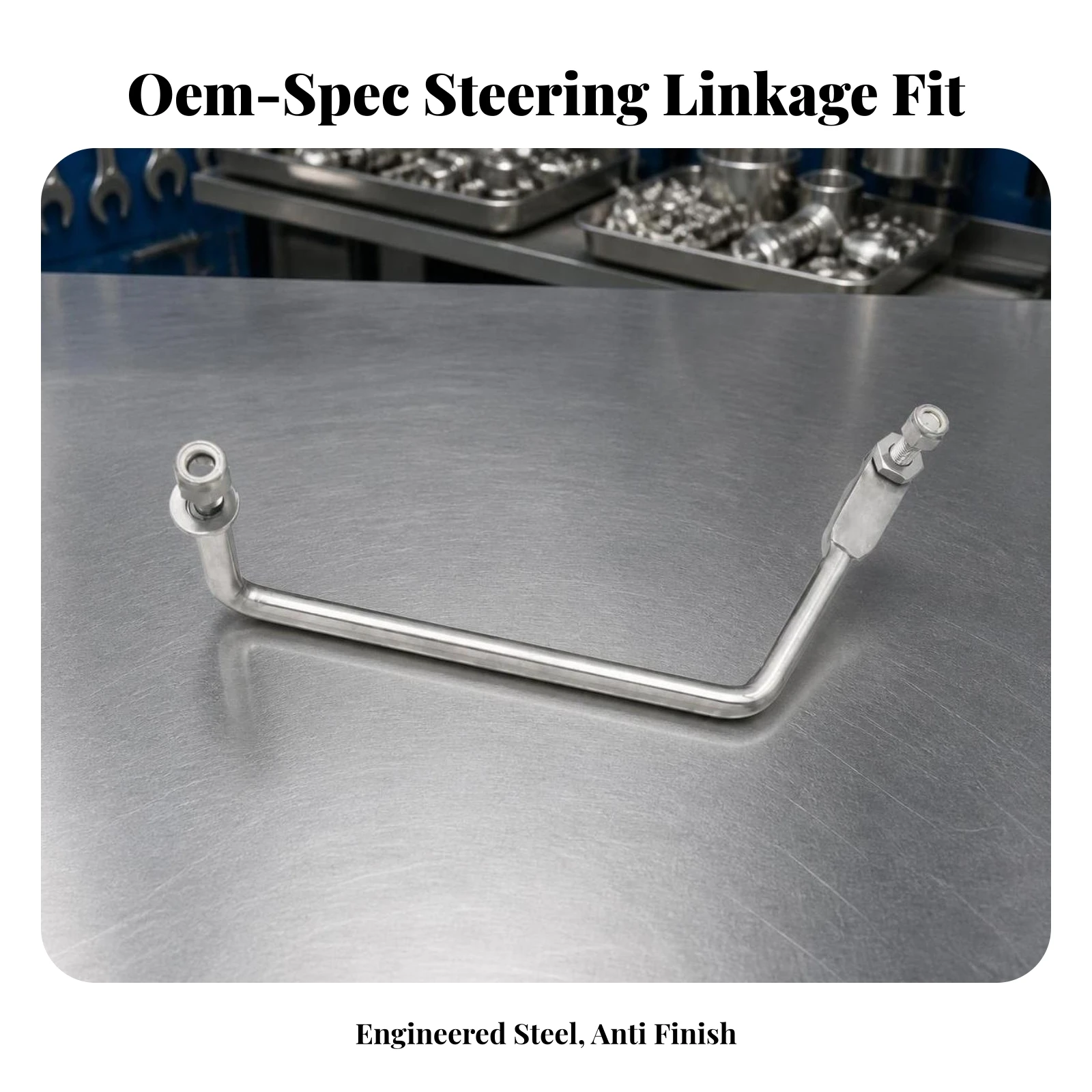 Outboard Motor Steering Link Rod Saltwater-Resistant Outboard Motor Steering Link Hardware Heavy-Duty Rustproof for Boat Owners