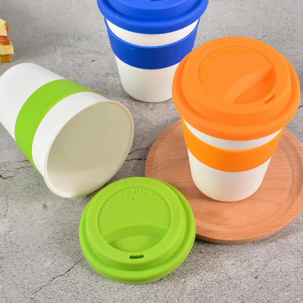 Water Cup Portable Beverage Cup Lightweight Heat Resistant  Great Beverage Coffee Mug Cup with Silicone Protective Sleeve