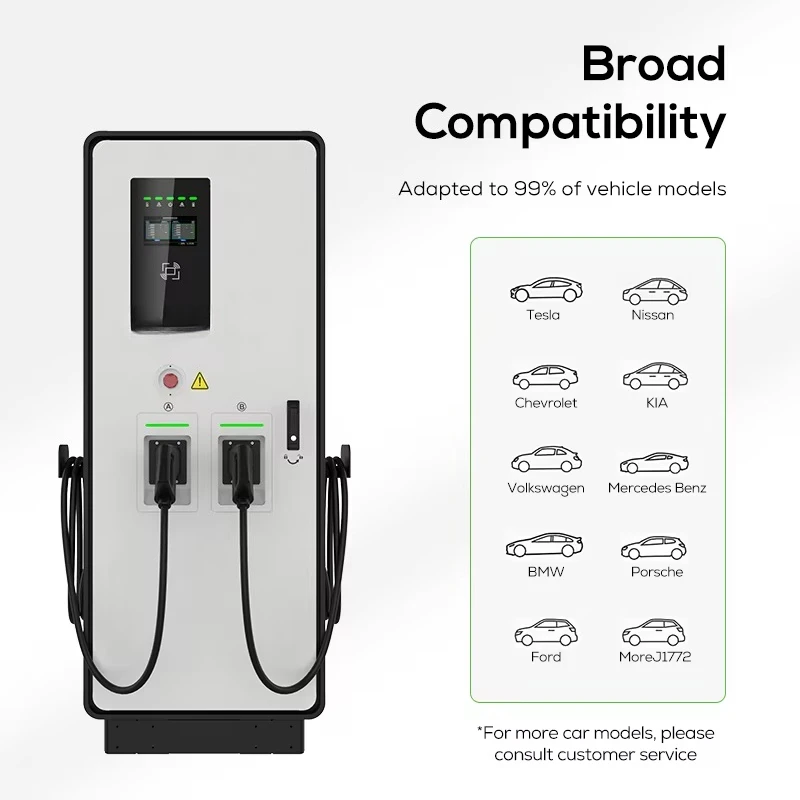 

Ovrod Commercial Electric Car Charger Station DC Ev CCS2 Charging Pole for Electric Cars Floor-Mounted Charging Station