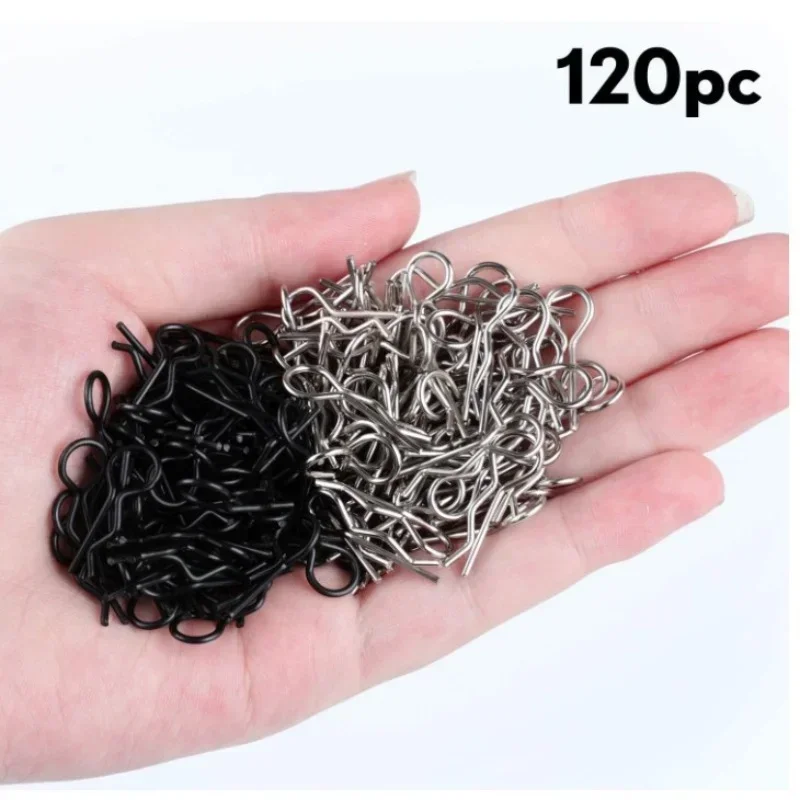 120PCS RC Auto Onderdelen 1/10 1/12 Auto Shell Body Clips Pins Behuizing Klink R Gespen Vaste voor 1:10 Crawler buggy Drift Model Auto's