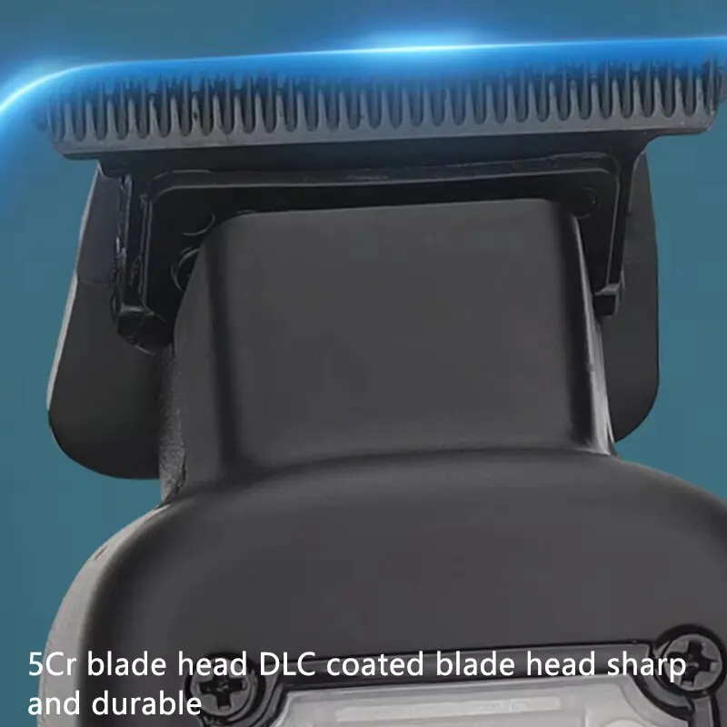 Men's Electric Hair Clipper Professional Hair Salon Hair Clipper Trimmers 2 Replacement Bodies And Rechargeable Base LCD Display