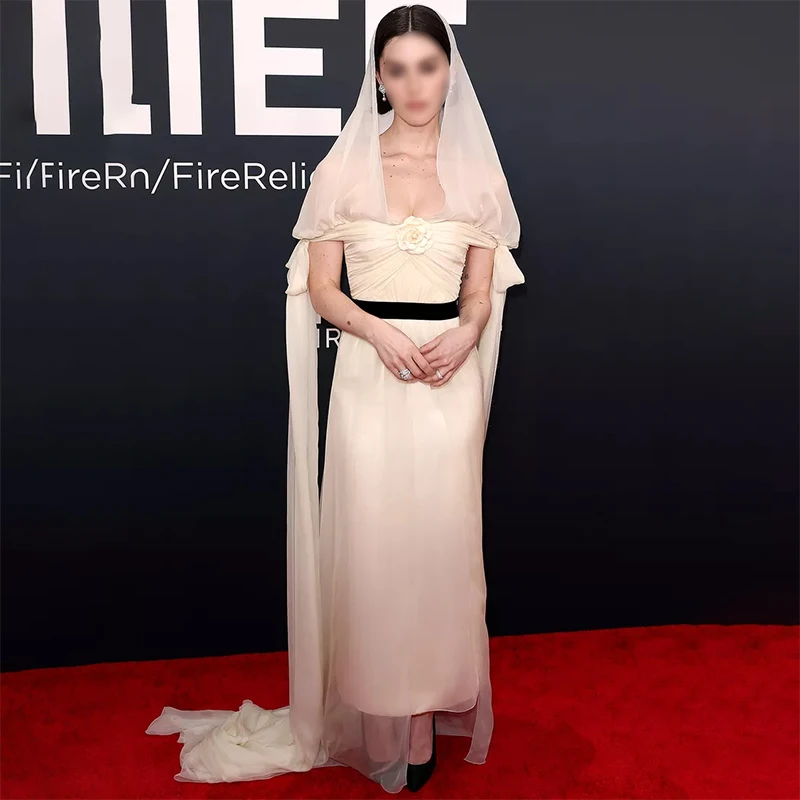 فساتين سهرة رسمية أنيقة مكشوفة الكتف بتصميم مقنع ثلاثية الأبعاد مزينة بالزهور فساتين المشاهير مخصصة abendkleider