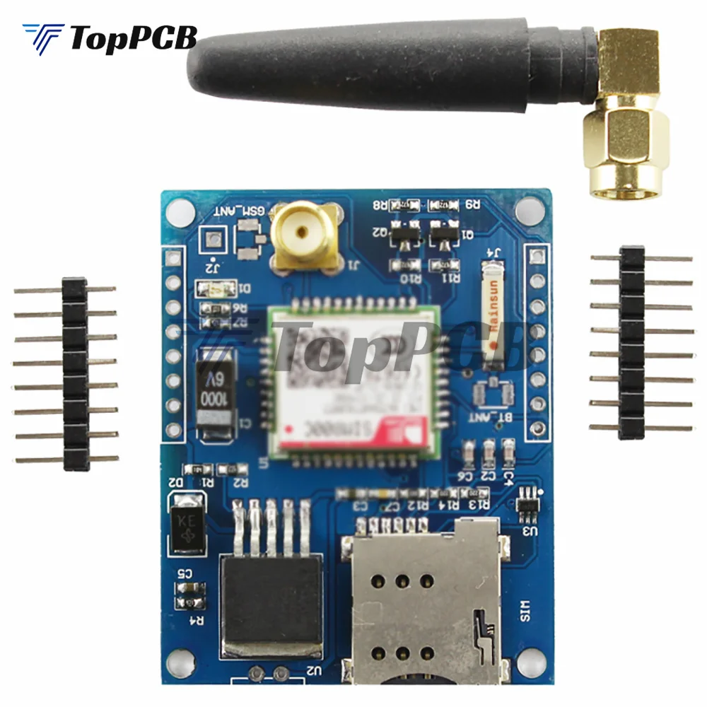 1pcs Sim800c Development Board Four-Frequency GSM/GPRS Module Bluetooth-compatible/Tts/DTMF Instead of Sim900a