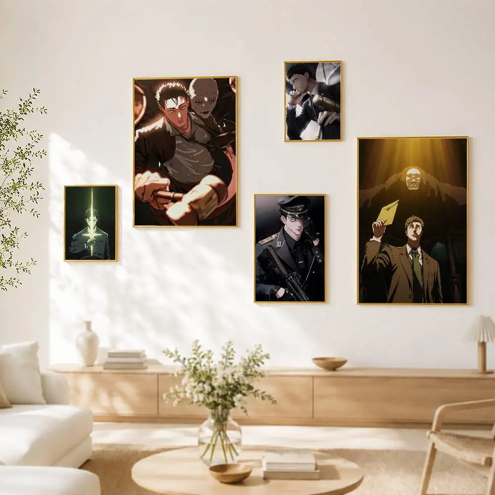 H-Hiromi Higuruma Jujutsu Anime K-Kaisen HD Waterproof Self-adhesive Poster Wall Sticker Home Decor