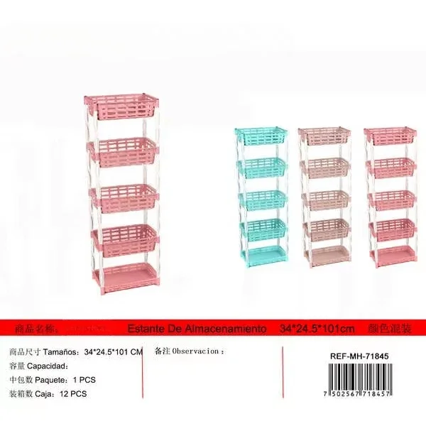 

Garage shelving made of durable plastic, easy-to-assemble storage system