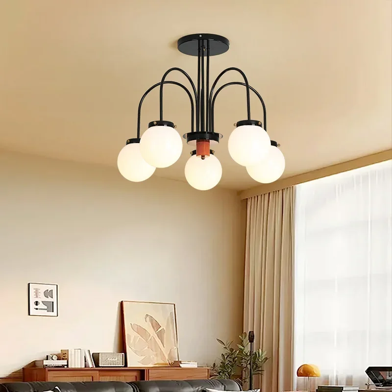 Chandelier, creative antique master bedroom light, retro full spectrum eye protection, room light