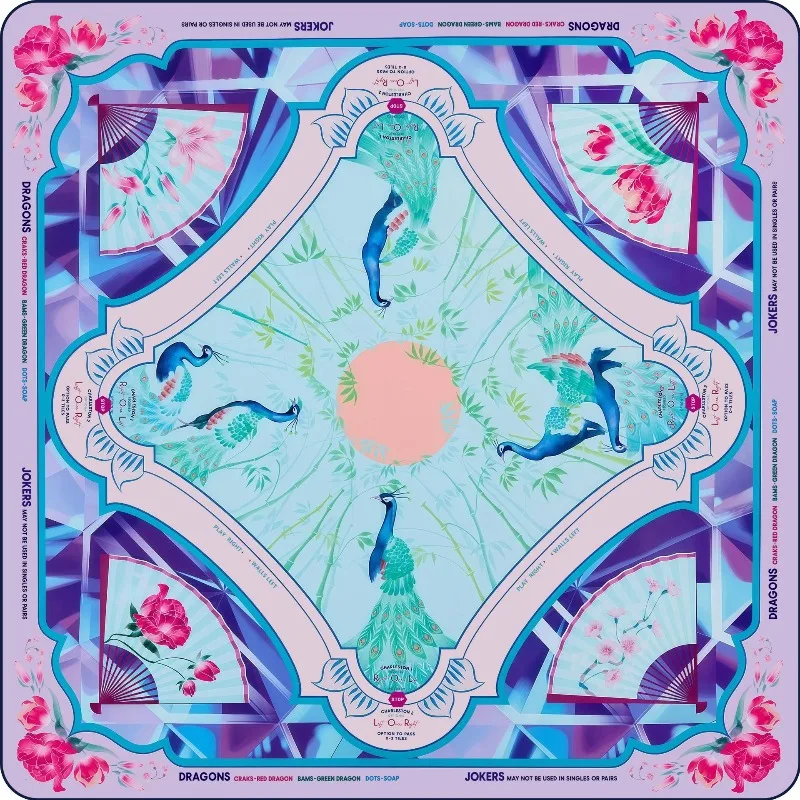 American diatom mud mahjong table mat, water-absorbing non-slip silent rubber mat