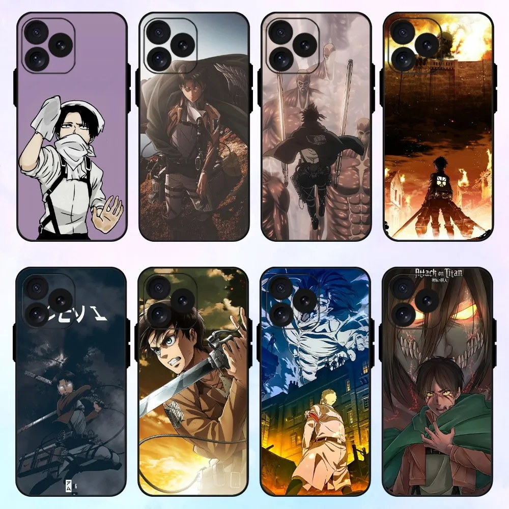 Anime Shingeki No Kyojin Phone Case For iPhone 8 11 12 13 14 15 Mini X XR XS PRO MAX Plus Shell