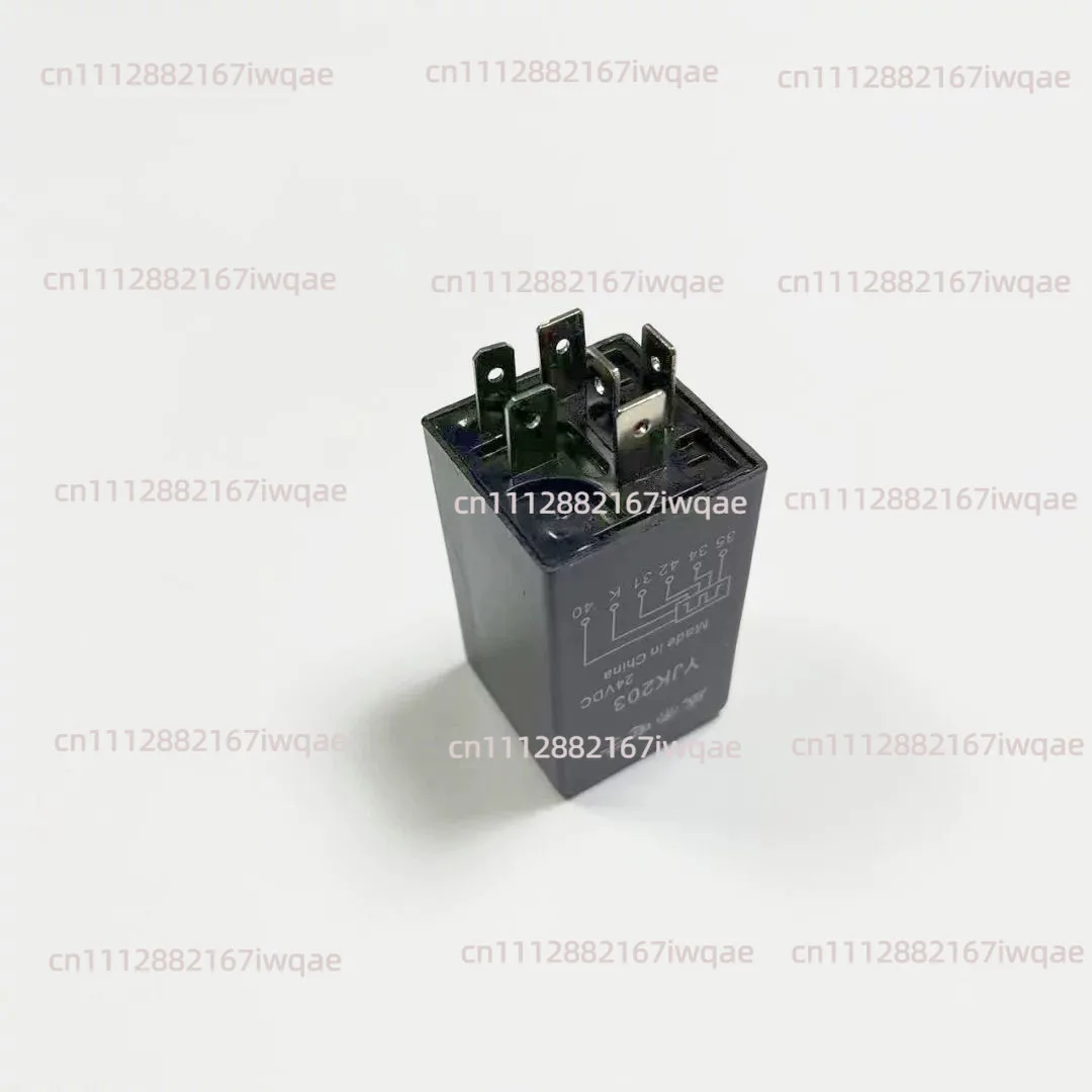 for Wiper intermittent controller YJK203 six plug 24V suitable for Xiamen Jinlong bus relay